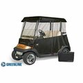 Eevelle Greenline 2 Passenger Drivable Golf Cart Enclosure - Jet Black GLEB02